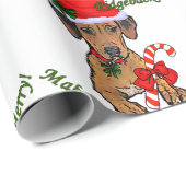 Rhodesian Ridgeback Christmas Cadeaupapier (Rol Hoek)