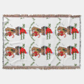 Rhodesian Ridgeback Christmas Deken (Voorkant)