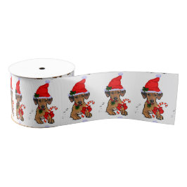 Rhodesian Ridgeback Christmas Grosgrain Lint