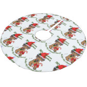 Rhodesian Ridgeback Christmas Kerstboom Rok (Gekanteld)