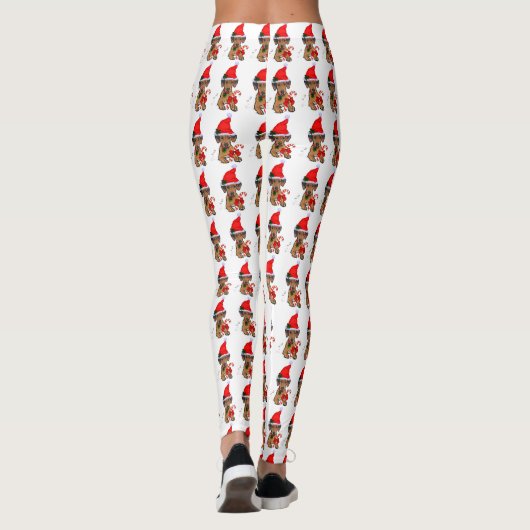 Rhodesian Ridgeback Christmas Leggings (Achterkant)