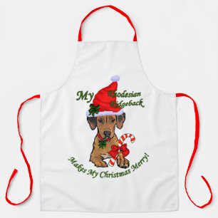 Rhodesian Ridgeback Christmas Schort