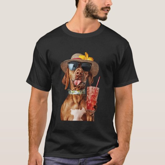 Rhodesian Ridgeback Cocktail T-shirt (Voorkant)