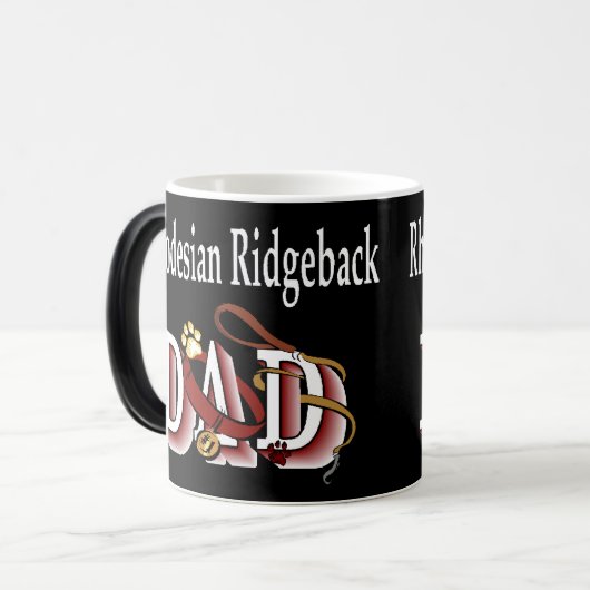 Rhodesian Ridgeback Dad Gifts Magische Mok (Voorkant links)