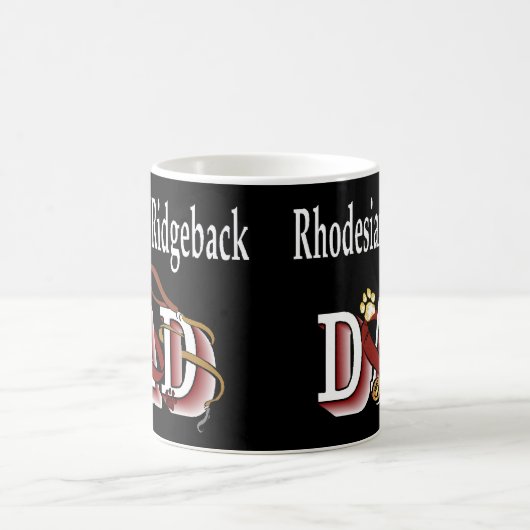 Rhodesian Ridgeback Dad Gifts Magische Mok (Center)