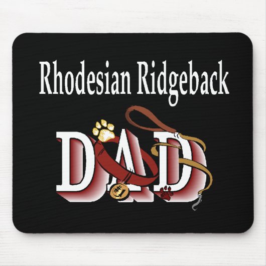 Rhodesian Ridgeback Dad Gifts Muismat (Voorkant)