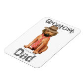 Rhodesian Ridgeback Dad Magneet (Linkerzijde)