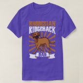 Rhodesian Ridgeback Dad Rhodesian Ridgeback T-shirt (Design voorkant)