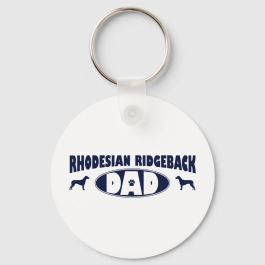 Rhodesian Ridgeback Dad Sleutelhanger (Voorkant)