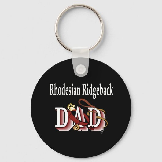 Rhodesian Ridgeback dad Sleutelhanger (Voorkant)