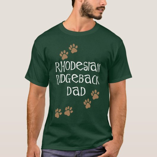Rhodesian Ridgeback Dad T-shirt (Voorkant)