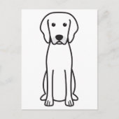 Rhodesian Ridgeback Dog Cartoon Briefkaart (Voorkant)