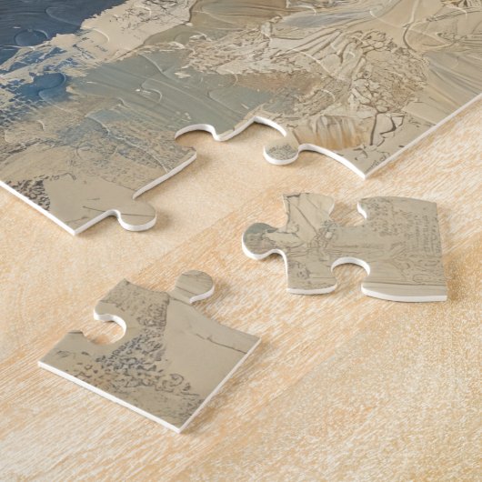 Rhodesian Ridgeback Dog Christmas  Beach Legpuzzel (Zijkant)