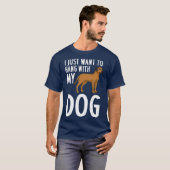 Rhodesian Ridgeback Dog Puppies Eigenaar Lover _39 T-shirt (Voorkant volledig)