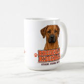🐾 Rhodesian Ridgeback Familie Trots 🐾 Koffiemok (Voorkant rechts)