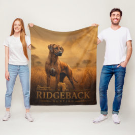 Rhodesian Ridgeback Fleece Deken