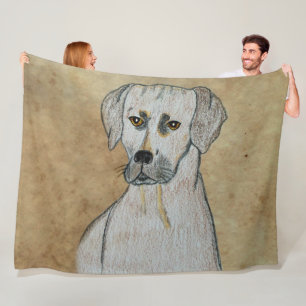 Rhodesian Ridgeback Fleece Deken