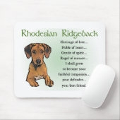 Rhodesian Ridgeback Gifts Muismat (Met muis)