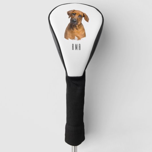 Rhodesian Ridgeback Golfheadcover (Voorkant)