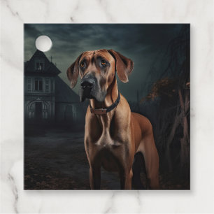 Rhodesian Ridgeback Halloween Griezelen Bedankjes Labels