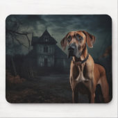 Rhodesian Ridgeback Halloween Scary Muismat (Voorkant)