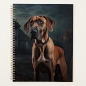 Rhodesian Ridgeback Halloween Scary Planner (Voorkant)