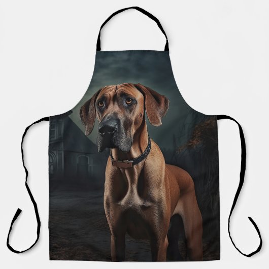 Rhodesian Ridgeback Halloween Scary Schort (Voorkant)