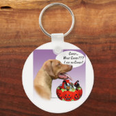 Rhodesian Ridgeback Halloween Snoep Sleutelhanger (Voorkant)
