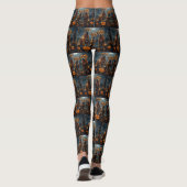 Rhodesian Ridgeback Halloween Spooky Leggings (Achterkant)