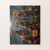 Rhodesian Ridgeback Halloween Spooky Legpuzzel (Verticaal)