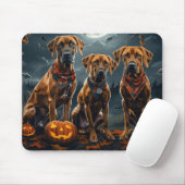 Rhodesian Ridgeback Halloween Spooky Muismat (Met muis)