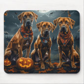 Rhodesian Ridgeback Halloween Spooky Muismat (Voorkant)