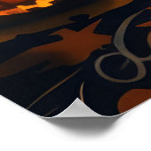 Rhodesian Ridgeback Halloween Spooky Poster (Hoek)