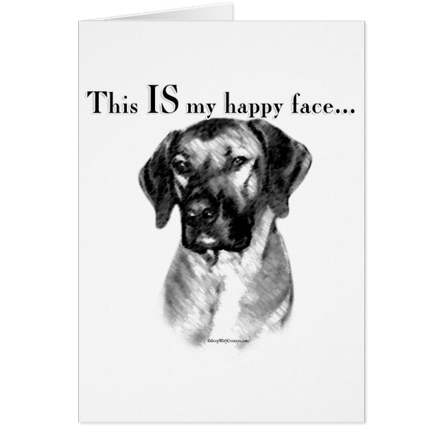 Rhodesian Ridgeback Happy Face (Voorkant)