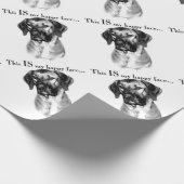 Rhodesian Ridgeback Happy Face Cadeaupapier (Hoek)