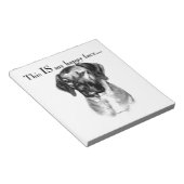 Rhodesian Ridgeback Happy Face Notitieblok (Schuin)