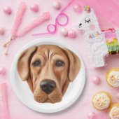 Rhodesian Ridgeback hond 3D geïnspireerd Papieren Bordje (Feest)