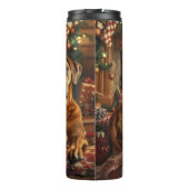 Rhodesian Ridgeback Hond Kerst Feestelijk Thermosbeker (Achterkant)