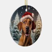 Rhodesian Ridgeback Hond Kerst Ornament (Rechts)