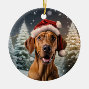 Rhodesian Ridgeback Hond Kerst Ornament