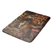 Rhodesian Ridgeback Hond Kerstfeest Badmat (Gekanteld)