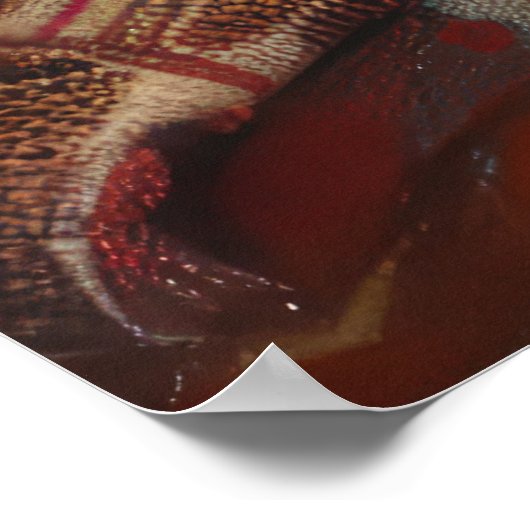 Rhodesian Ridgeback Hond Kerstfeest Poster (Hoek)