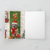 Rhodesian Ridgeback-hond Kerstmis  Kaart (Binnen)
