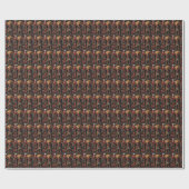 Rhodesian Ridgeback hond met kerstcadeaus Cadeaupapier (Vlak)