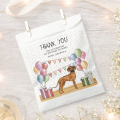 Rhodesian Ridgeback Hond Pastel Verjaardag Bedankt Bedankzakje (Geknipt)