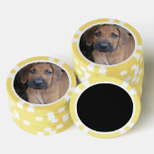 RHODESIAN RIDGEBACK Hond Pet Ras Puppy POKER CHIP (Opstapeling)