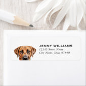 Rhodesian Ridgeback hond retour adres labels (Insitu)