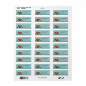 Rhodesian Ridgeback-hond retouradreslabels Etiket (Full Sheet)