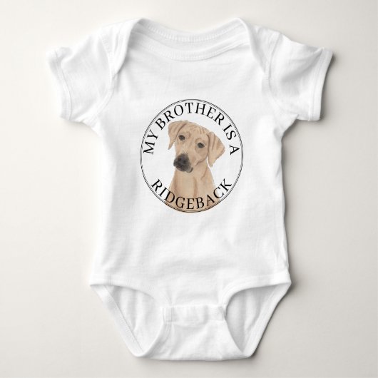 Rhodesian Ridgeback hond Romper (Voorkant)