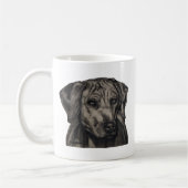 Rhodesian Ridgeback Hondenkunst - zulu Koffiemok (Links)